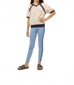 NEW THE CAMPAMENTO kids leggings in blue